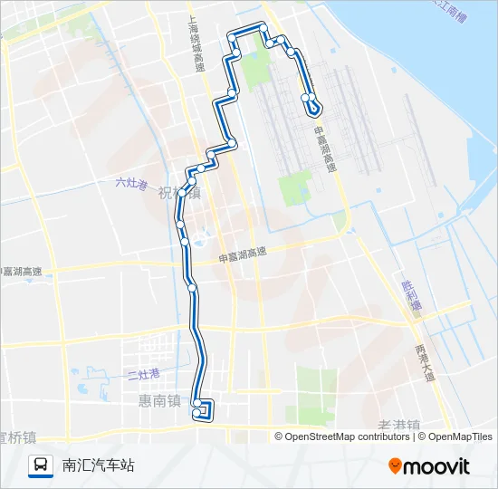 公交机场八路的线路图