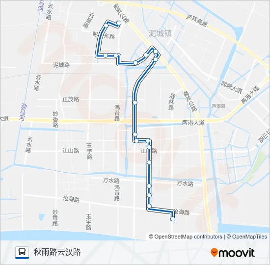 泥城2路 Bus Line Map