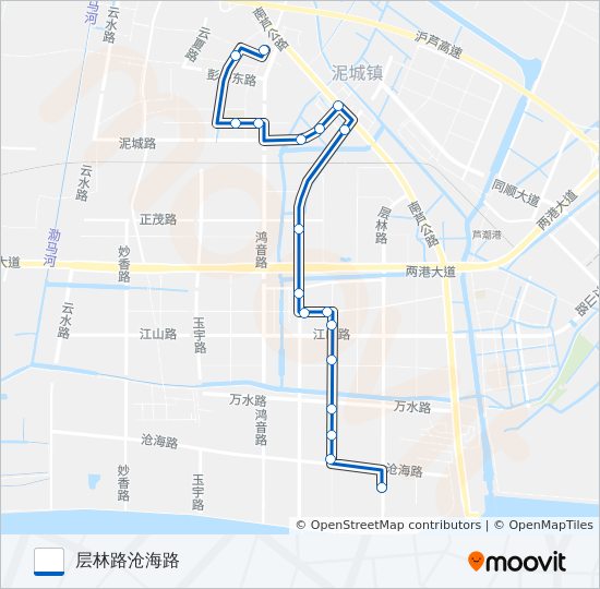 泥城2路 bus Line Map