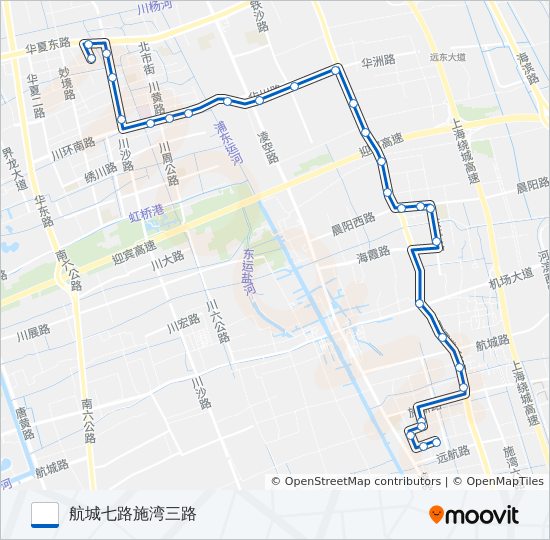 浦东3路 bus Line Map