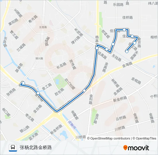 公交浦东6路的线路图