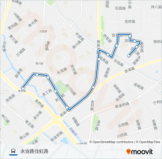 公交浦东6路的线路图