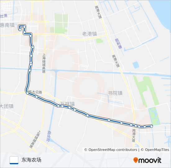 浦东7路 bus Line Map