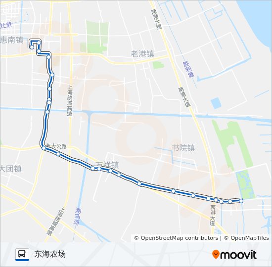 浦东7路 bus Line Map