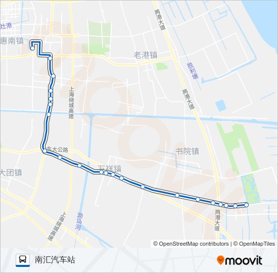 公交浦东7路的线路图