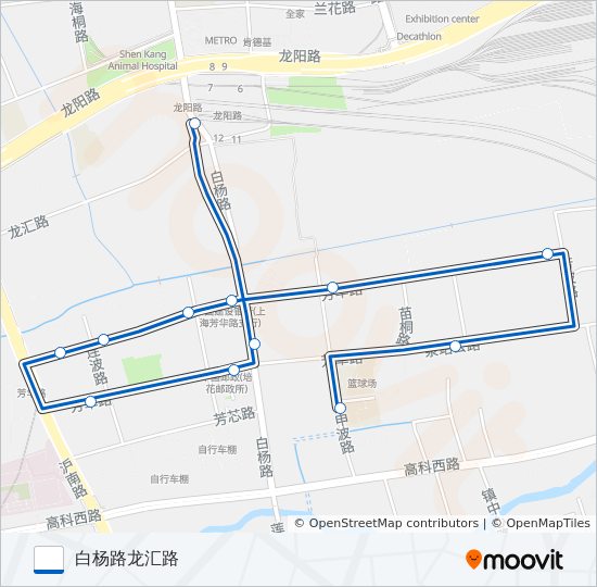 花木2路 bus Line Map