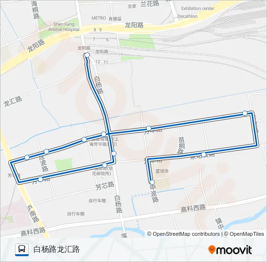 花木2路 Bus Line Map