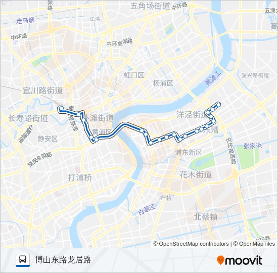 隧道三线 Bus Line Map