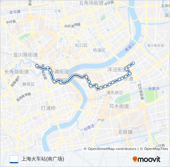 隧道三线 bus Line Map