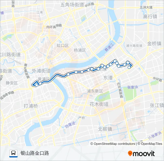 隧道六线 Bus Line Map
