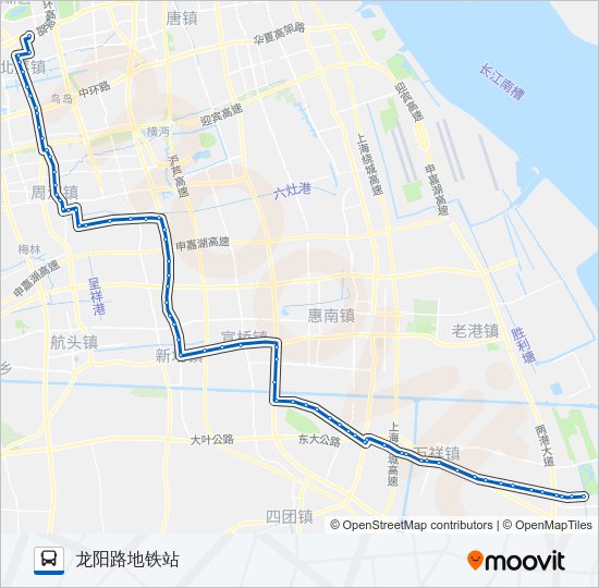 龙东专线 Bus Line Map