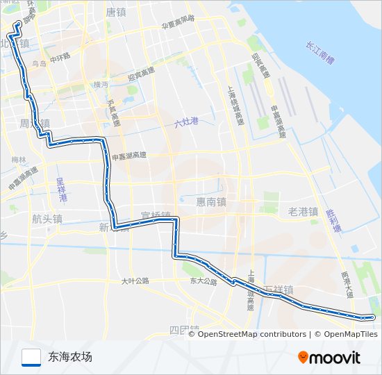 龙东专线 bus Line Map