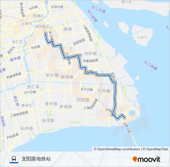 龙芦专线 Bus Line Map