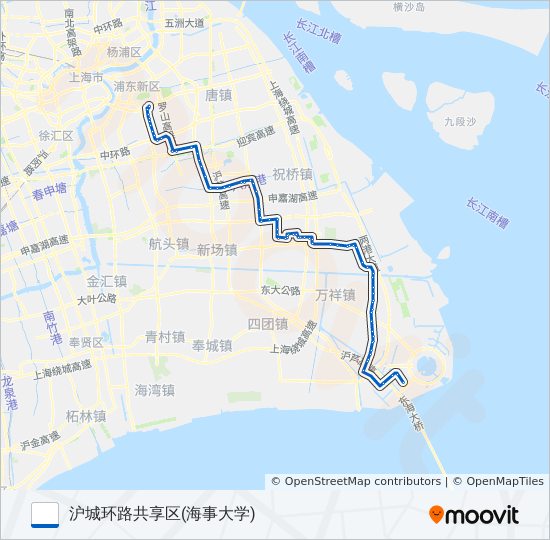 公交龙芦专路的线路图