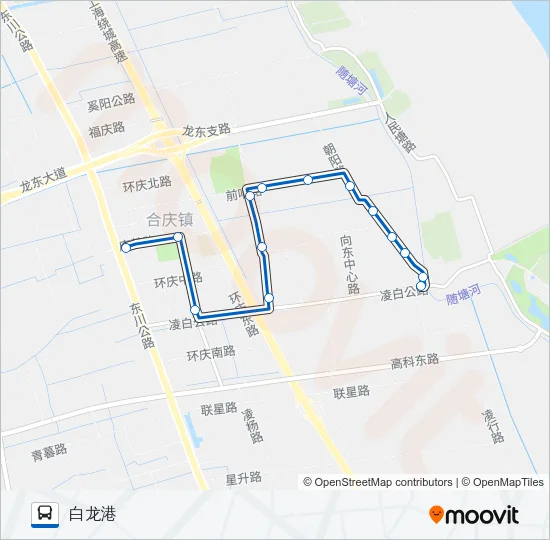 1004路 Bus Line Map