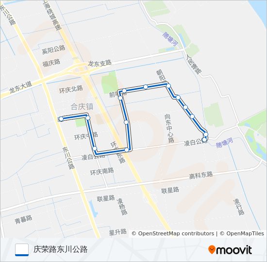 1004路 bus Line Map