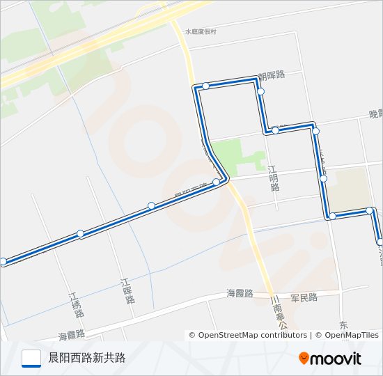 1005路 bus Line Map