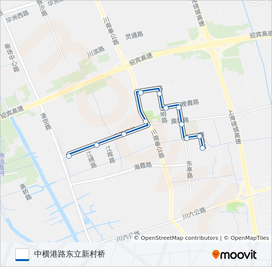 1005路 bus Line Map