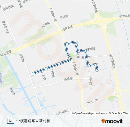 1005路 Bus Line Map