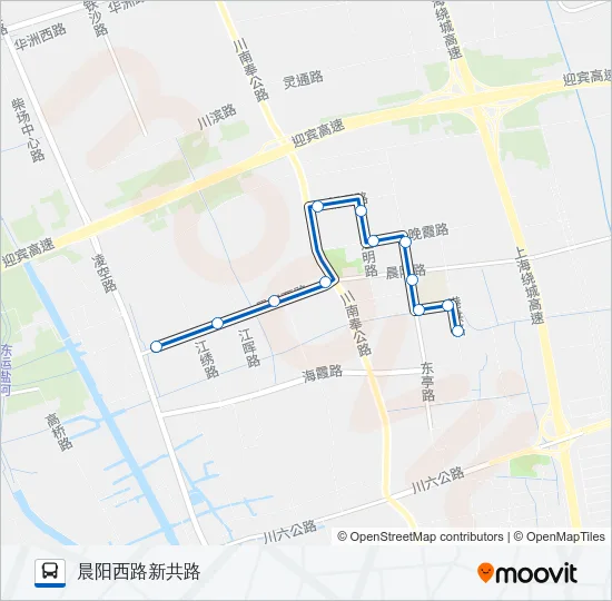 1005路 Bus Line Map