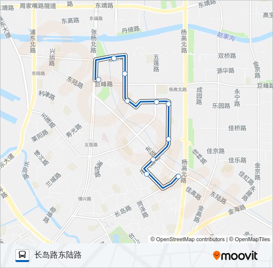 公交1010路的线路图
