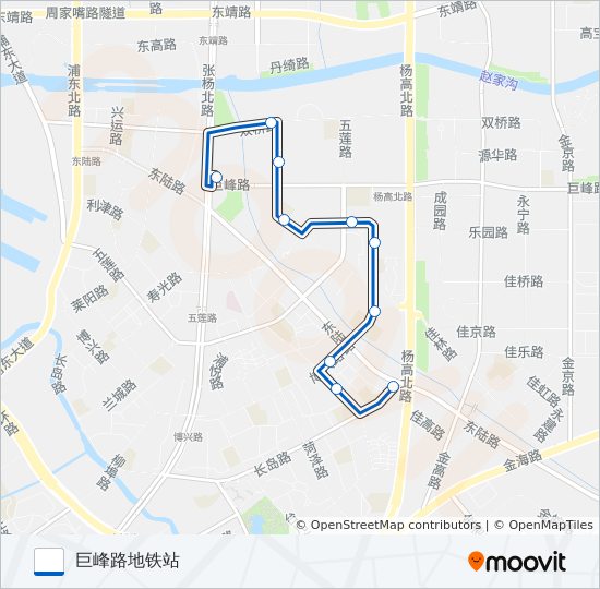 1010路 bus Line Map