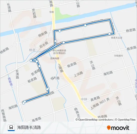 1012路 Bus Line Map