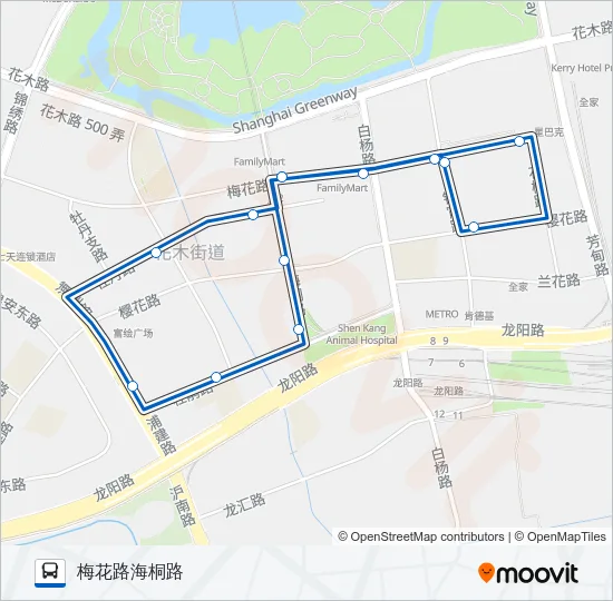 1013路 Bus Line Map
