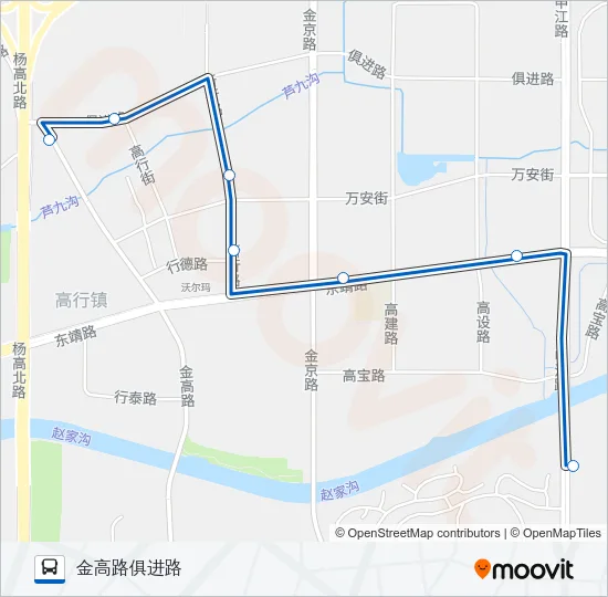 1016路 Bus Line Map