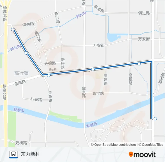 1016路 Bus Line Map