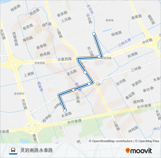 1018路 Bus Line Map