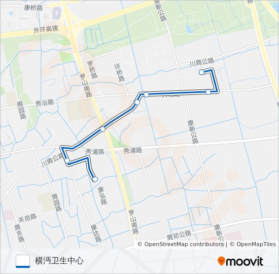 1020路 bus Line Map