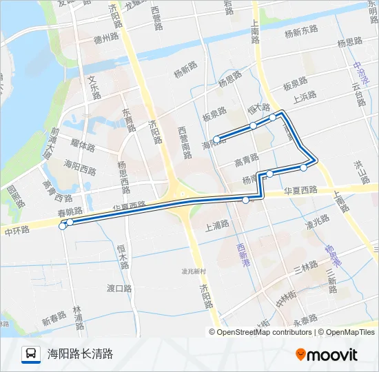 1022路 Bus Line Map