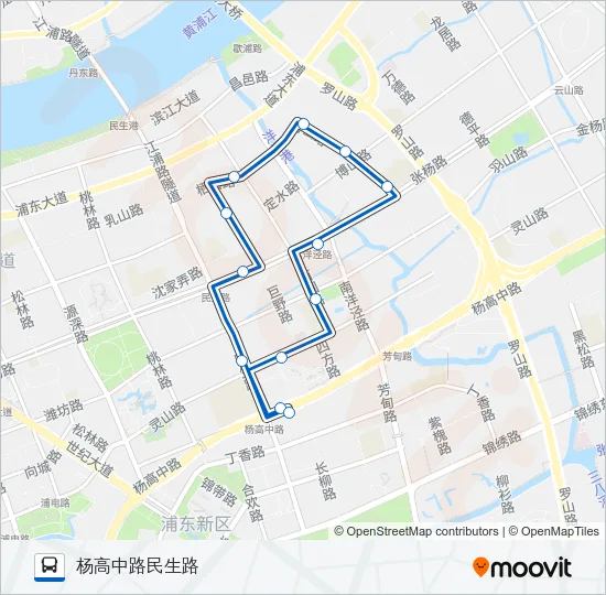 1024路 Bus Line Map