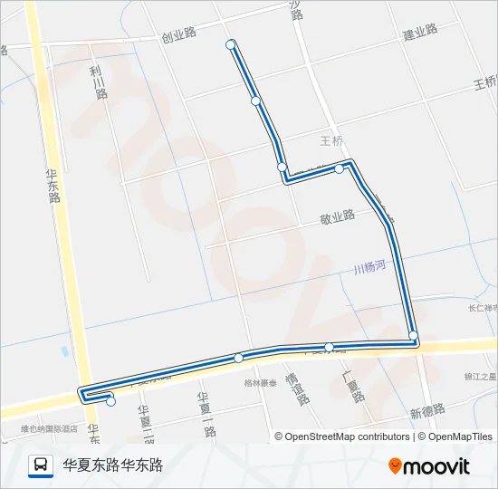 1028路 Bus Line Map