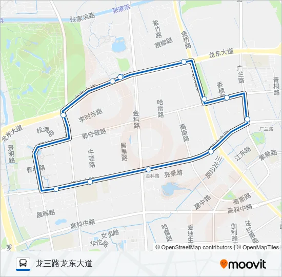 1029路 Bus Line Map