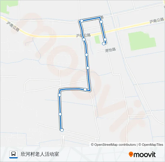 1035路 Bus Line Map