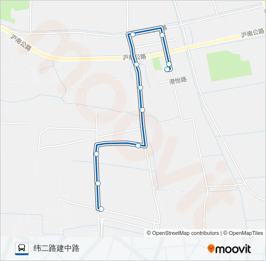 1035路 Bus Line Map