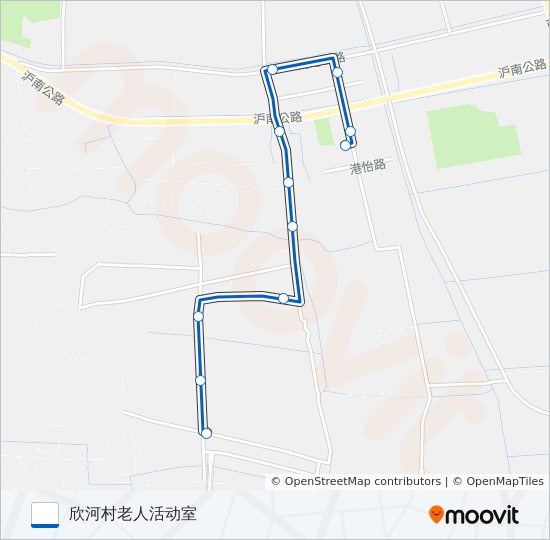 1035路 bus Line Map