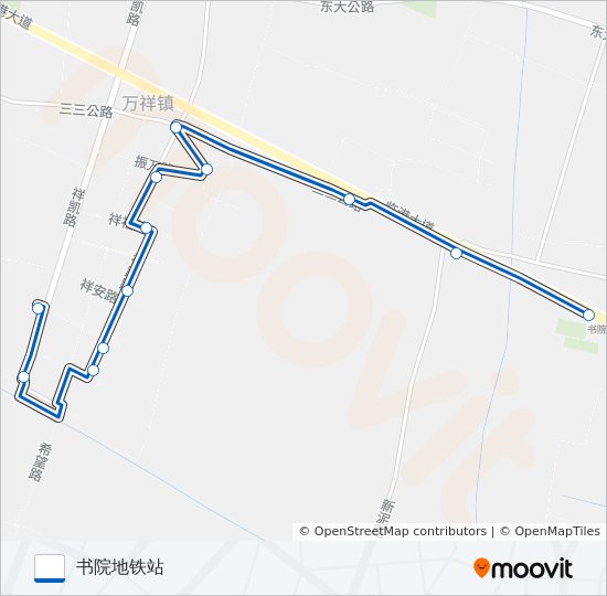 1037路 bus Line Map