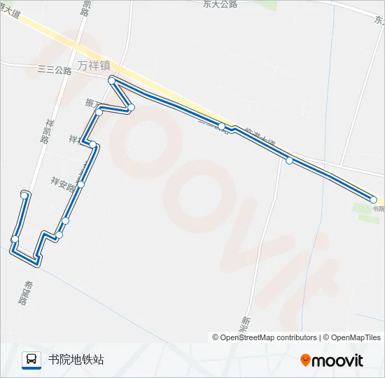 1037路 Bus Line Map