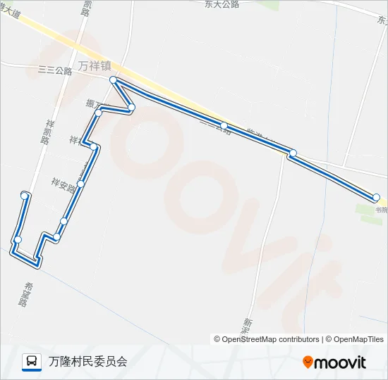 1037路 Bus Line Map