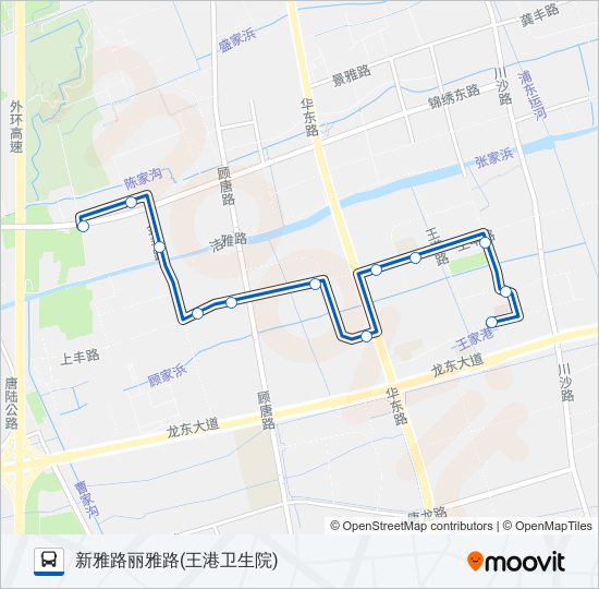 1039路 bus Line Map