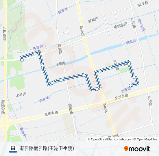 1039路 Bus Line Map