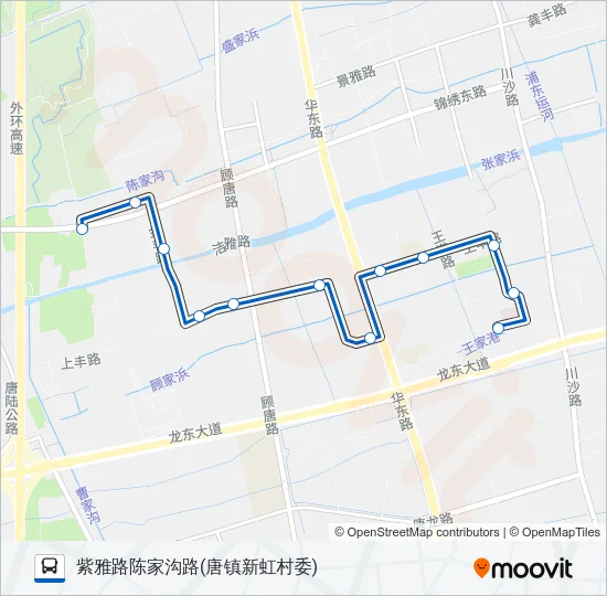1039路 Bus Line Map