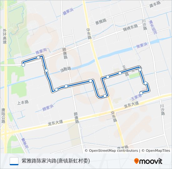 1039路 bus Line Map