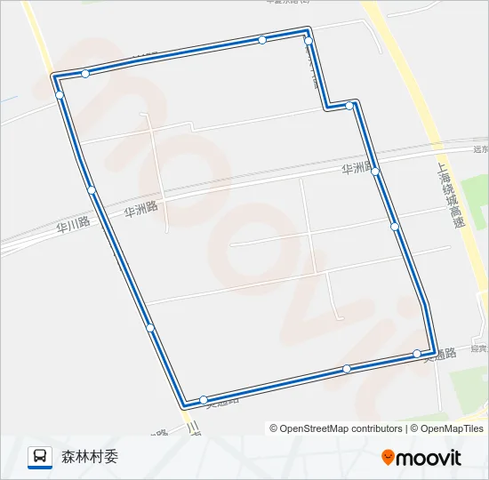 1040路 Bus Line Map
