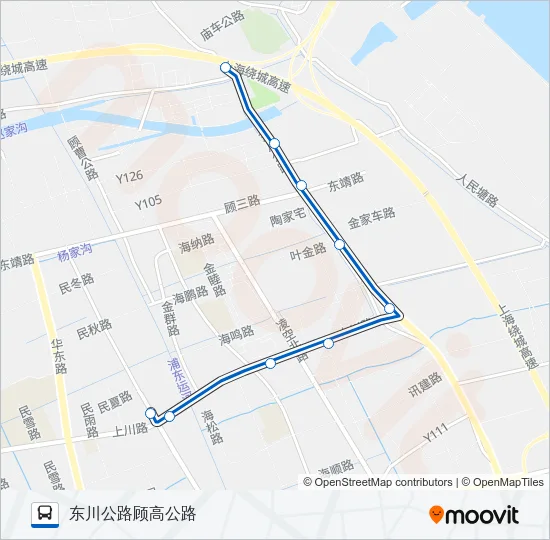 1042路 Bus Line Map