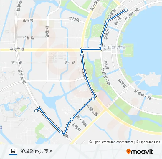 1043路 Bus Line Map