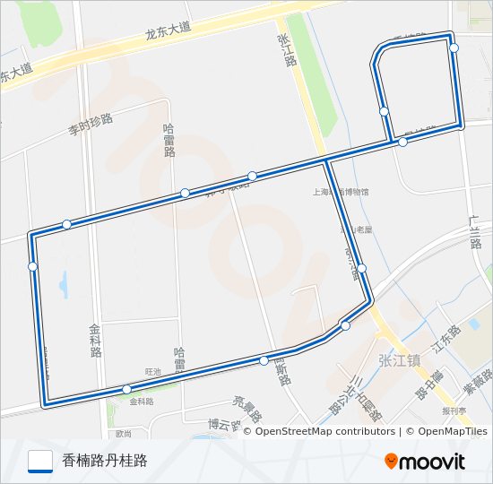 1046路 bus Line Map